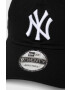 New Era șapcă de baseball din bumbac culoarea negru cu imprimeu NEW YORK YANKEES - Pled.ro