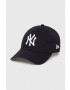 New Era șapcă de baseball din bumbac culoarea albastru marin cu imprimeu NEW YORK YANKEES - Pled.ro