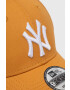 New Era șapcă de baseball din bumbac culoarea galben modelator NEW YORK YANKEES 60298721.SNDWHI-SNDWHI - Pled.ro