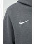 Nike bluza barbati culoarea gri cu glugă neted - Pled.ro