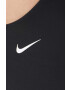 Nike costum de baie dintr-o bucată Multi Logo culoarea negru cupa moale - Pled.ro