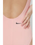 Nike costum de baie dintr-o bucată Multi Logo culoarea roz cupa moale - Pled.ro