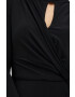 Nissa rochie culoarea negru midi evazati - Pled.ro