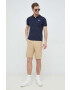 North Sails polo de bumbac culoarea albastru marin neted - Pled.ro