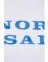 North Sails tricou din bumbac culoarea alb cu imprimeu - Pled.ro