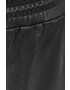 Notes du Nord pantaloni de piele femei culoarea negru drept high waist - Pled.ro