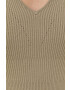 Notes du Nord top Hollie Knitted femei culoarea verde - Pled.ro