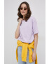 OCAY tricou din bumbac culoarea violet - Pled.ro