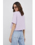 OCAY tricou din bumbac culoarea violet - Pled.ro