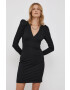 Only Rochie culoarea negru mini mulat - Pled.ro