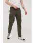 Only & Sons pantaloni barbati culoarea verde cu fason cargo - Pled.ro