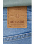 Only & Sons pantaloni scurti jeans - Pled.ro