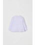 OVS longsleeve din bumbac pentru bebeluși culoarea violet - Pled.ro