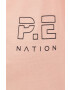 P.E Nation longsleeve din bumbac culoarea portocaliu - Pled.ro