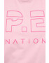 P.E Nation top din bumbac culoarea roz - Pled.ro