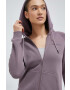 Peak Performance bluza femei culoarea violet cu glugă neted - Pled.ro