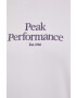 Peak Performance bluza femei culoarea roz cu imprimeu - Pled.ro