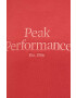 Peak Performance bluza femei culoarea rosu cu imprimeu - Pled.ro