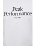 Peak Performance tricou din bumbac culoarea alb cu imprimeu - Pled.ro