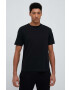 Peak Performance tricou din bumbac culoarea negru neted - Pled.ro