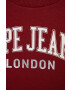 Pepe Jeans bluza copii culoarea rosu cu imprimeu - Pled.ro