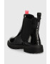 Pepe Jeans botine copii culoarea negru - Pled.ro