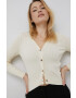 Pepe Jeans cardigan Babu femei culoarea bej light - Pled.ro