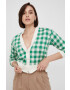 Pepe Jeans cardigan din amestec de lana femei culoarea verde light - Pled.ro