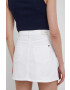 Pepe Jeans fusta din bumbac denim Rachel Skirt culoarea alb mini drept - Pled.ro