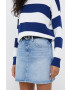 Pepe Jeans fusta jeans Rachel mini creion - Pled.ro