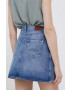 Pepe Jeans fusta jeans Rachel mini drept - Pled.ro