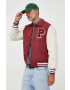 Pepe Jeans geaca BARNOLD barbati culoarea bordo de tranzitie - Pled.ro