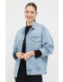 Pepe Jeans geaca jeans Alice femei de tranzitie oversize - Pled.ro