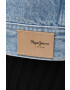 Pepe Jeans geaca jeans Alice femei de tranzitie oversize - Pled.ro