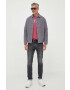 Pepe Jeans geaca jeans Blaine barbati culoarea gri de tranzitie - Pled.ro