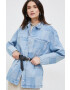 Pepe Jeans geaca jeans River femei oversize - Pled.ro