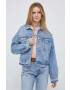 Pepe Jeans geaca jeans Turner Rainbow femei de tranzitie oversize - Pled.ro