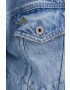 Pepe Jeans geaca jeans Turner Rainbow femei de tranzitie oversize - Pled.ro