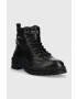 Pepe Jeans ghete de piele Brad Hiker Boot barbati culoarea negru - Pled.ro