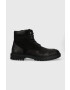 Pepe Jeans ghete de piele Ned Boot Antic barbati culoarea negru - Pled.ro