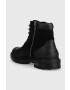 Pepe Jeans ghete de piele Ned Boot Antic barbati culoarea negru - Pled.ro