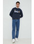 Pepe Jeans hanorac de bumbac Alexander barbati culoarea albastru marin cu imprimeu - Pled.ro