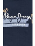 Pepe Jeans hanorac de bumbac Alexander barbati culoarea albastru marin cu imprimeu - Pled.ro