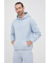 Pepe Jeans hanorac de bumbac David Hoodie barbati culoarea alb cu glugă neted - Pled.ro