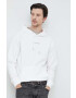 Pepe Jeans hanorac de bumbac David Hoodie barbati culoarea alb cu glugă neted - Pled.ro