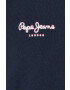 Pepe Jeans hanorac de bumbac Edward barbati culoarea albastru marin cu glugă cu imprimeu - Pled.ro