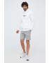 Pepe Jeans hanorac de bumbac Edward Hoodie barbati culoarea alb cu glugă cu imprimeu - Pled.ro