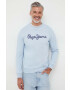 Pepe Jeans hanorac de bumbac RYAN cu imprimeu - Pled.ro