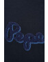 Pepe Jeans hanorac de bumbac Ryan barbati culoarea albastru marin cu imprimeu - Pled.ro