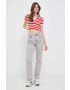 Pepe Jeans jeansi Celyn Rose femei high waist - Pled.ro